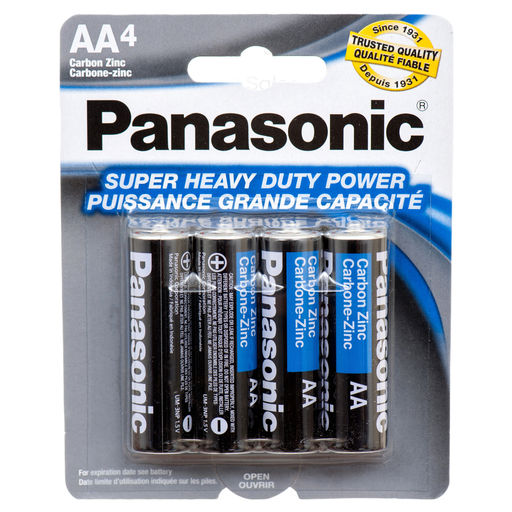 Panasonic AA Batteries 4pk