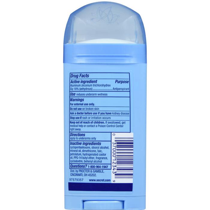 Secret Antiperspirant/Deodorant Invisible Solid Powder Fresh 2.6oz