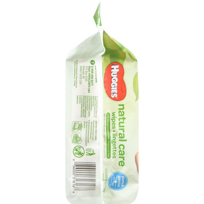 HUGGIES Natural Care Plant-Based Wipes Sensitive Fragrance-Free 184ct