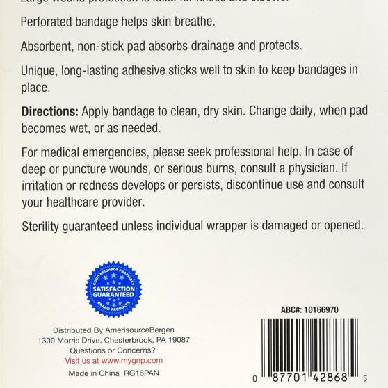 GNP Sheer Adhesive Pads 3x4 10ct