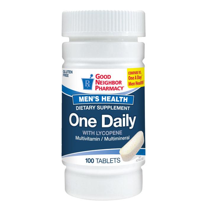 GNP One Daily Men's Health Tablets 100ct