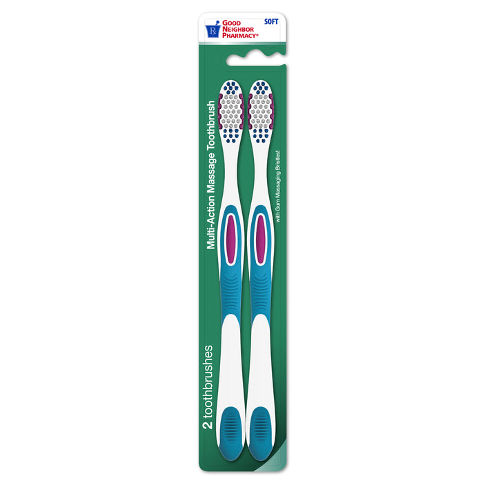 GNP Antibacterial Toothbrush Soft 2ct