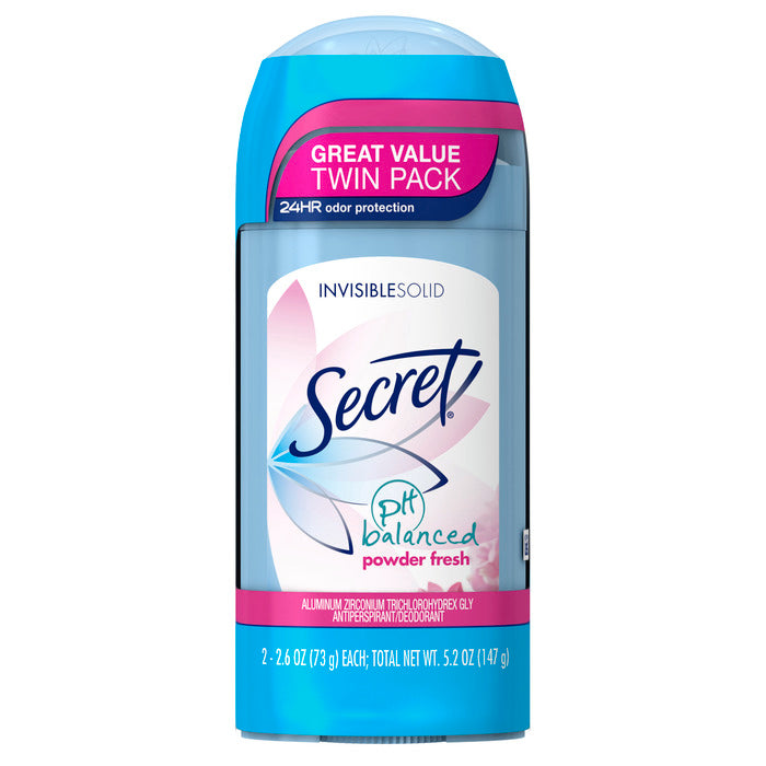 Secret Powder Fresh Invisible Deodorant - 2-Pack