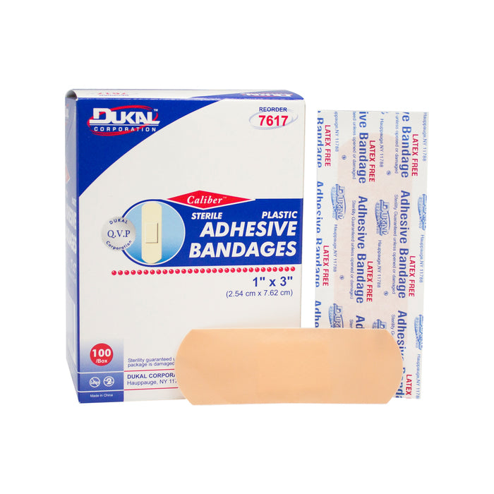 Sterile Adhesive Bandages 1x3 100 ct