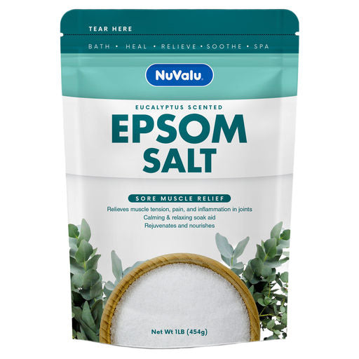 Nuvalu Epsom Salt Sore Muscle & Back Soak 16oz