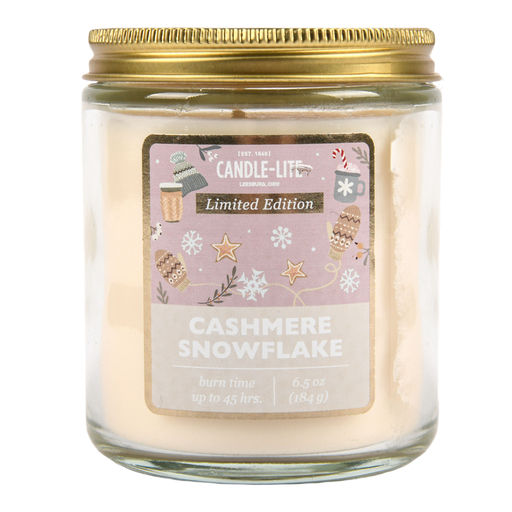 Candle Cashmere Snowflake 6.5oz