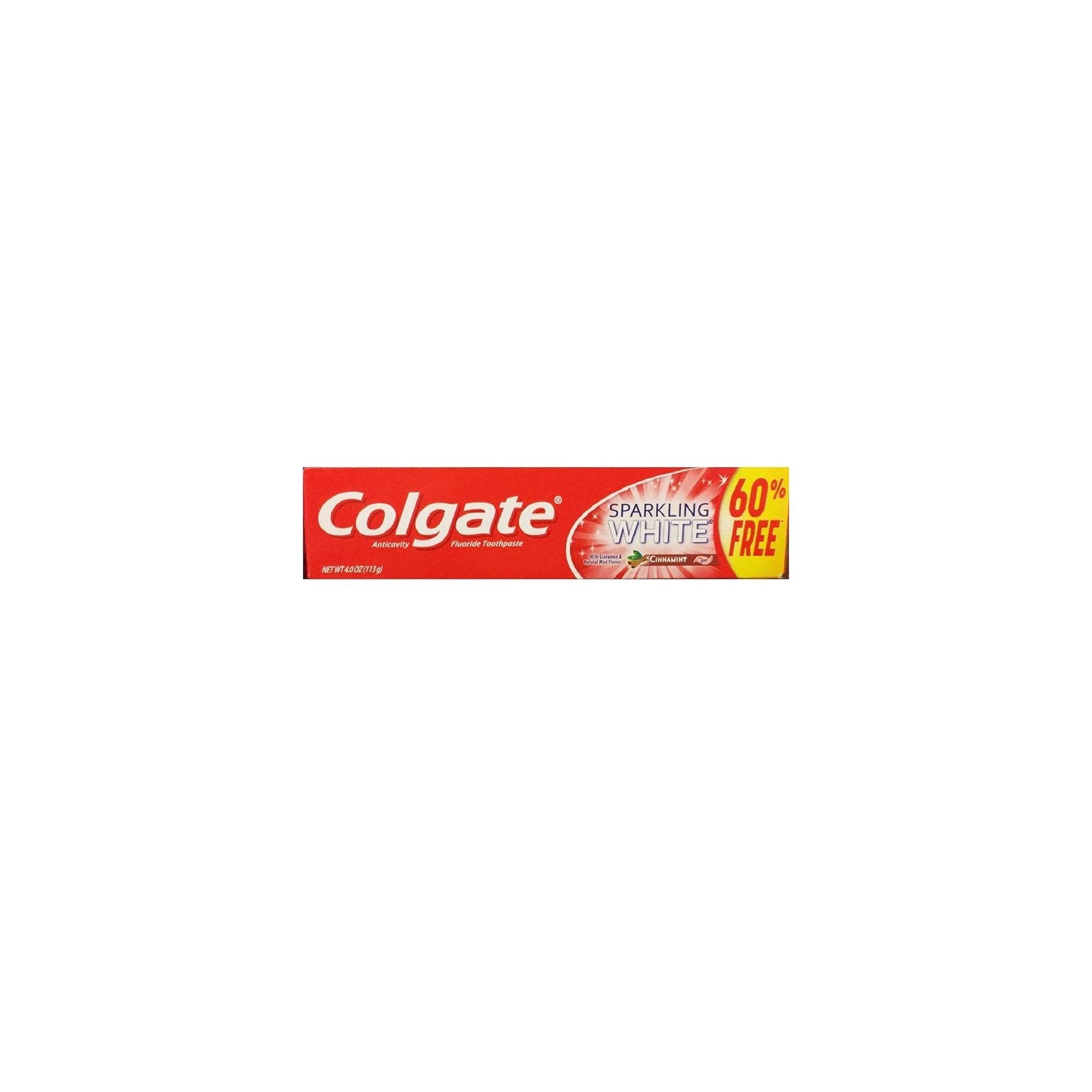 Colgate Toothpaste White Cinnamon 4oz