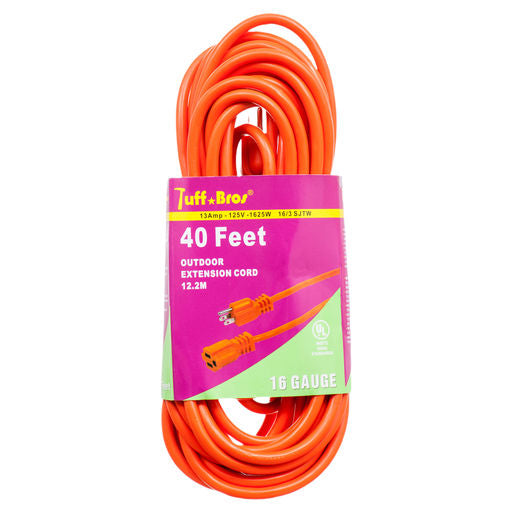 40 Ft Extension Cord W/ 16 Guage