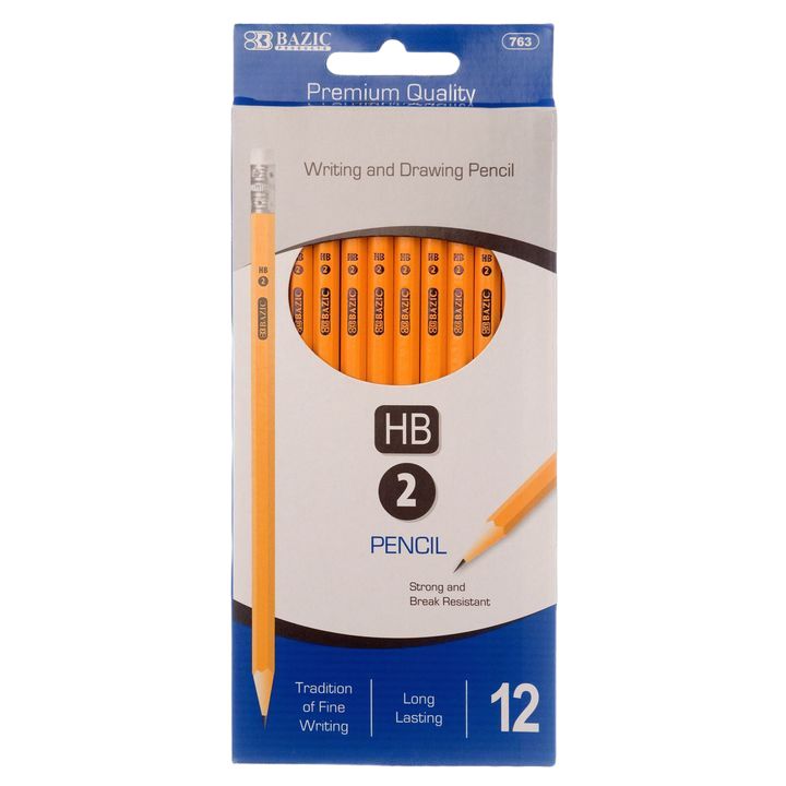 Bazic #2 Pencil 12-Pack