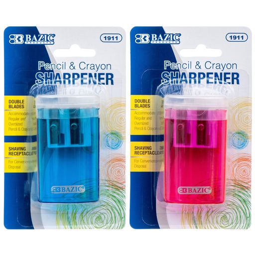 Bazic Pencil & Crayon Sharpener