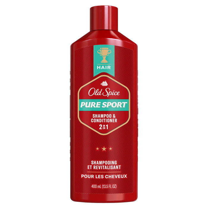 Old Spice Pure Sport 2in1 Shampoo + Conditioner 13.5oz