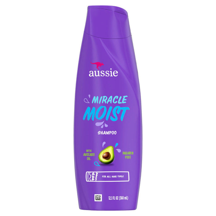 Aussie Miracle Moist Shampoo W/ Avocado Oil 12.1oz