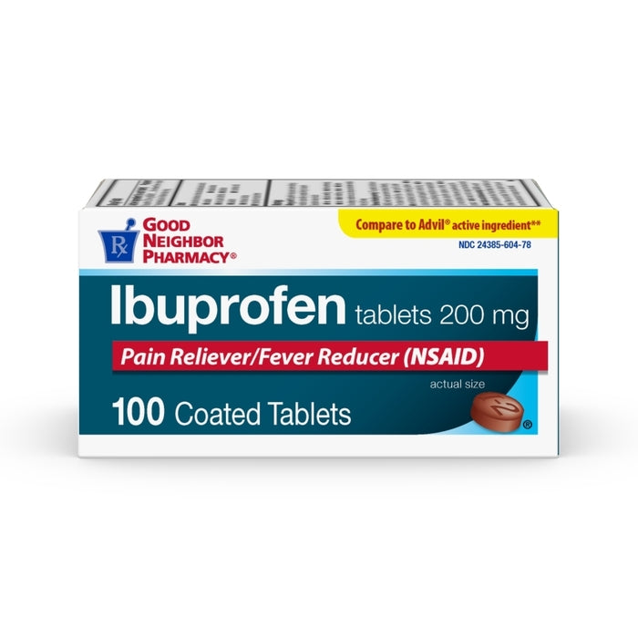 GNP Ibuprofen 200mg Tablets 100ct