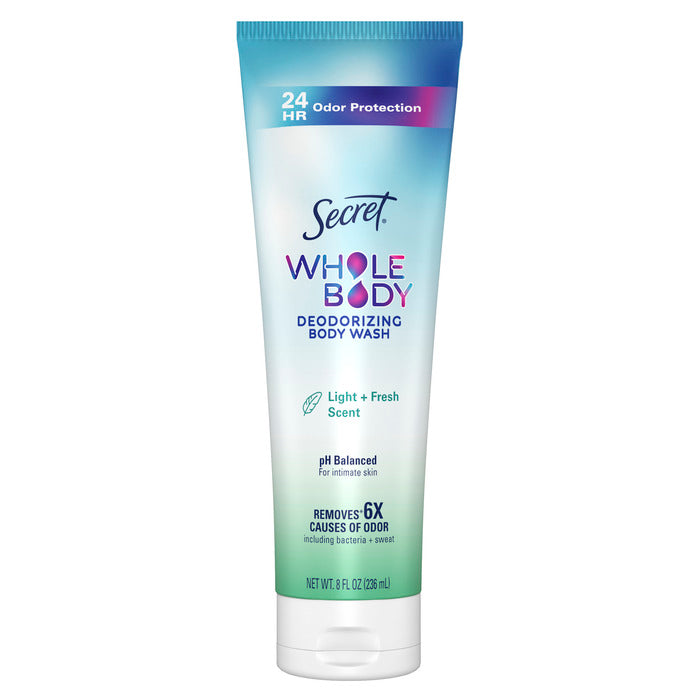 Secret Whole Body Light + Fresh Body Wash - 8oz