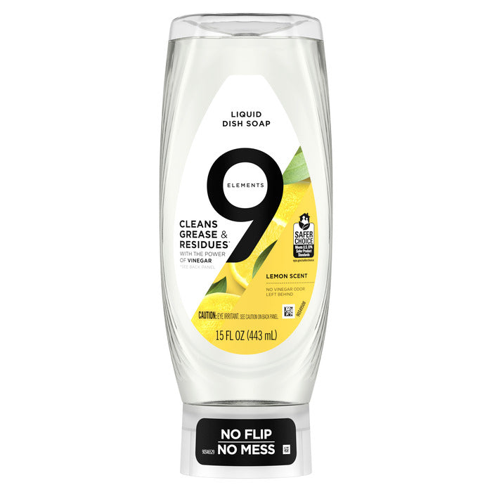9 Elements Lemon Scent Liquid Soap - 15oz
