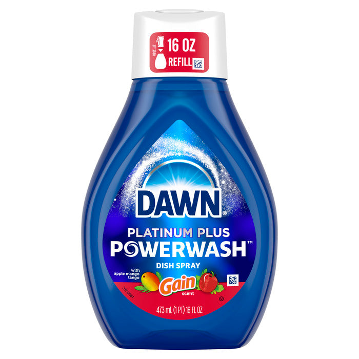 Dawn Platinum Plus Powerwash Apple Mango Tango Scent Refill 16oz