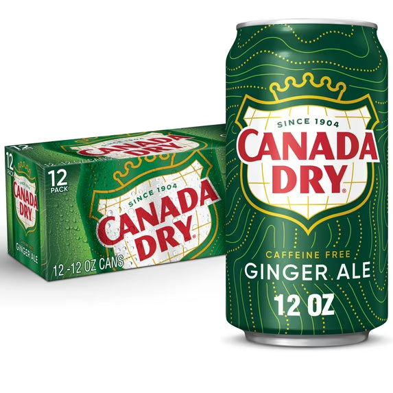 Canada Dry Ginger Ale 12oz Cans (12-Pack)