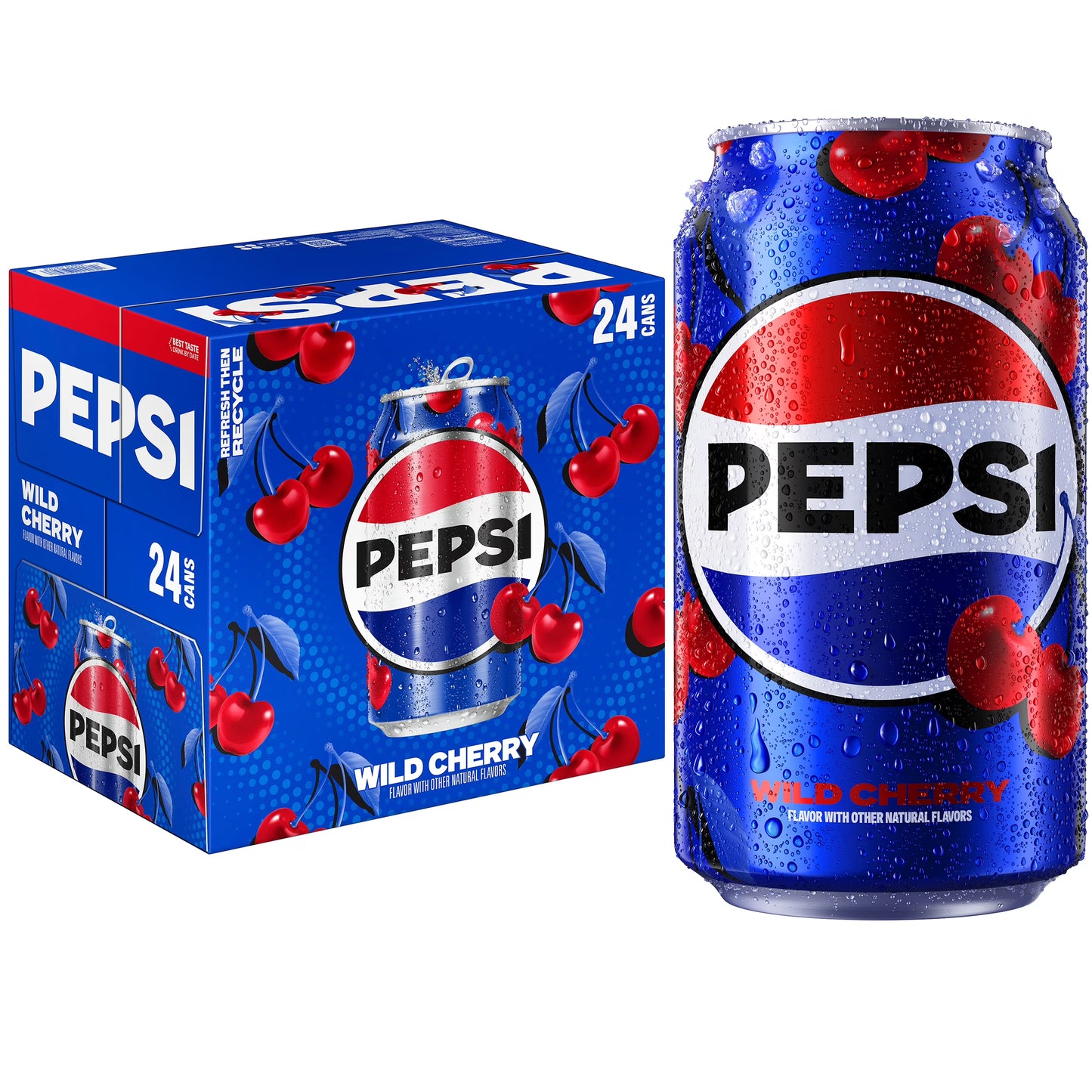 Cherry Pepsi 12oz Cans (24-Pack)