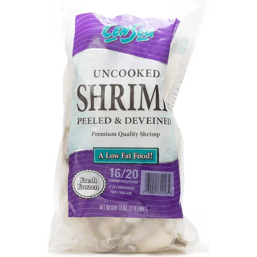 CenSea 16/20 Uncooked Shrimp 2lb Bag