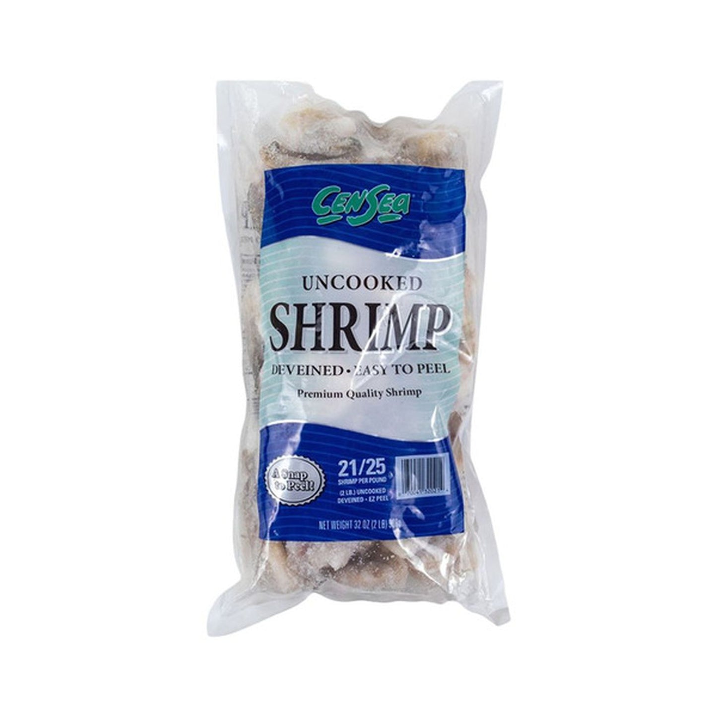 CenSea 21/25 Uncooked Shrimp 2lb Bag