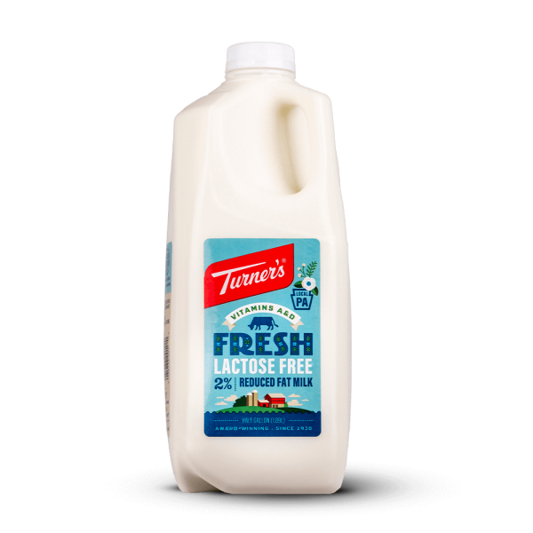 Turner's Lactose Free 2% Milk 1/2 Gallon