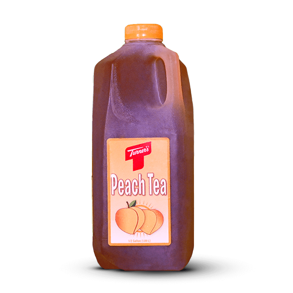 Turner's Peach Tea 1/2 Gallon