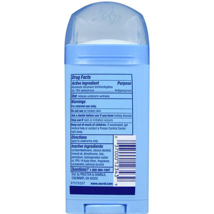 Secret Antiperspirant/Deodorant Invisible Solid Powder Fresh 2.6oz