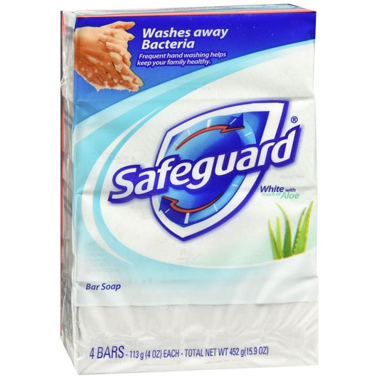 Safeguard Bar Soap Fresh Clean Scent w/ Aloe 4-Pack 4oz Bars