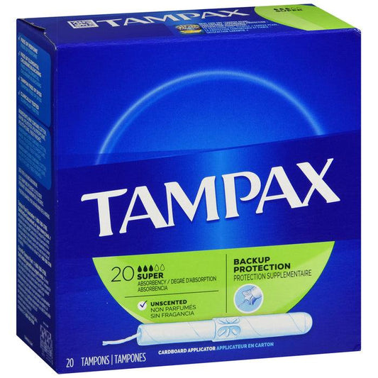 Tampax Tampons Super Absorbency Unscented 20ct
