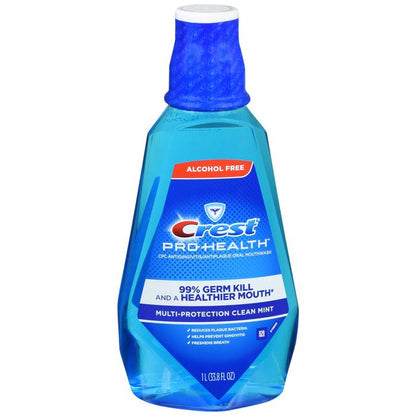 Crest Pro-Health Multi-Protection Oral Rinse Mouthwash Mint