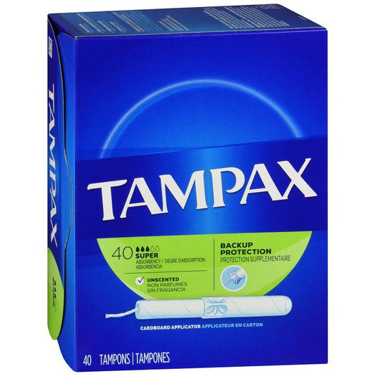 Tampax Super Flushable 40ct