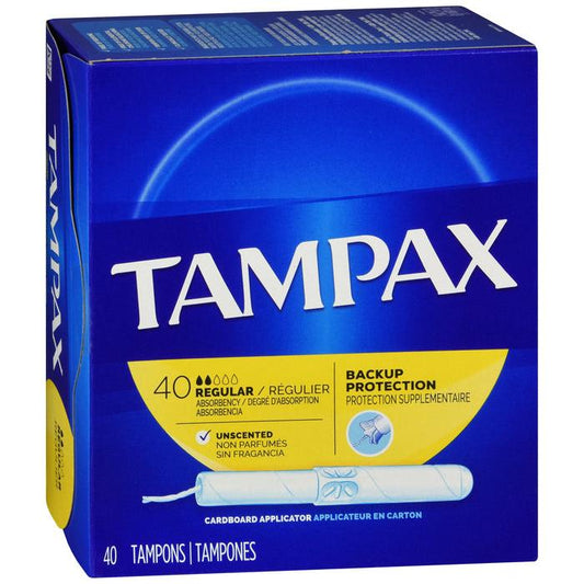 Tampax Flushable Regular Tampons - 40ct