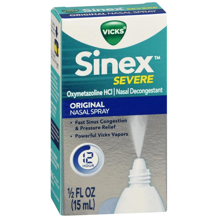 Vicks Sinex Severe 12-Hour Nasal Spray - 0.5 oz
