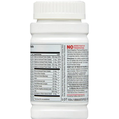 GNP Mega Multi For Women Tablets 90ct