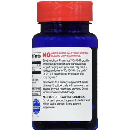 GNP COQ10 100mg Soft Gel Capsules (60ct)