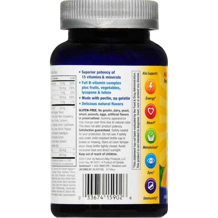 Nature's Way Alive! Men's 50+ Multivitamin Gummies Fruit 60ct