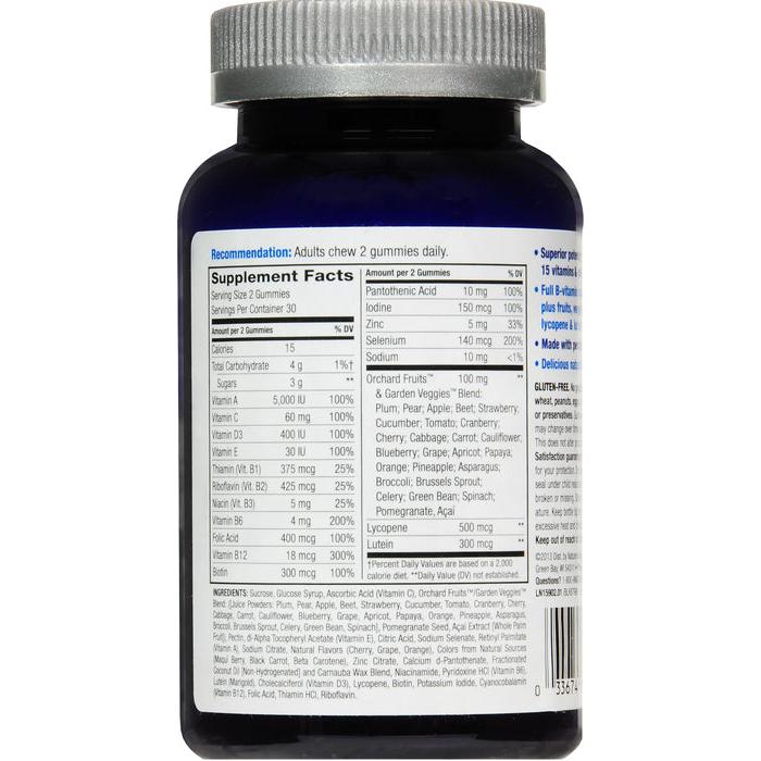 Nature's Way Alive! Men's 50+ Multivitamin Gummies Fruit 60ct