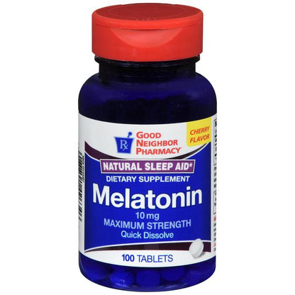 GNP Melatonin 10mg Quick Dissolve 100 Tab