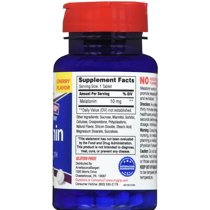 GNP Melatonin 10mg Quick Dissolve 100 Tab