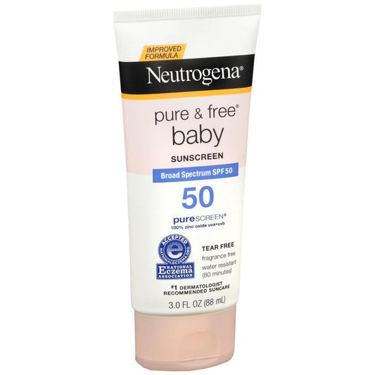 Neutrogena Pure & Free Baby Zinc Oxide Sunscreen SPF50 3oz