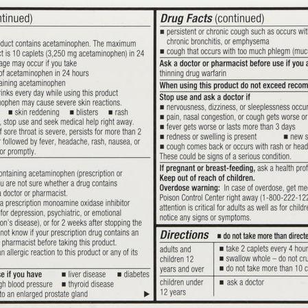 GNP Cold + Head Congestion Severe Caplets 24ct