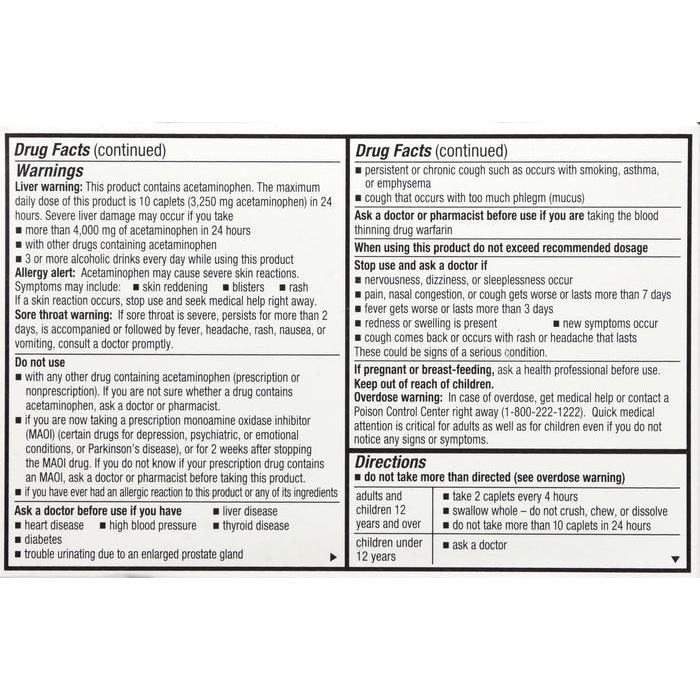 GNP Cold Max Daytime Caplets 24ct