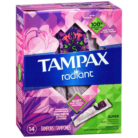 Tampax Radiant Super Tampon 14ct