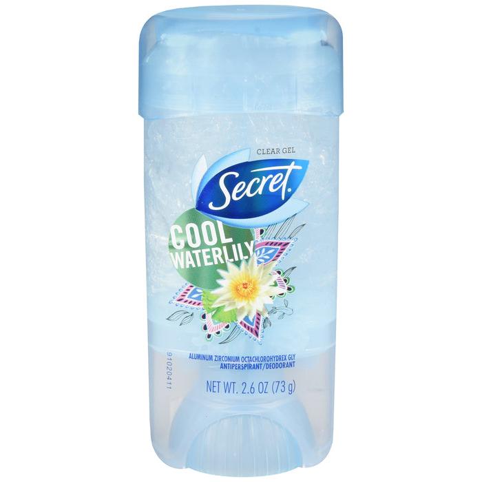Secret Waterlily Clear Gel Cool Deodorant - 2.6oz