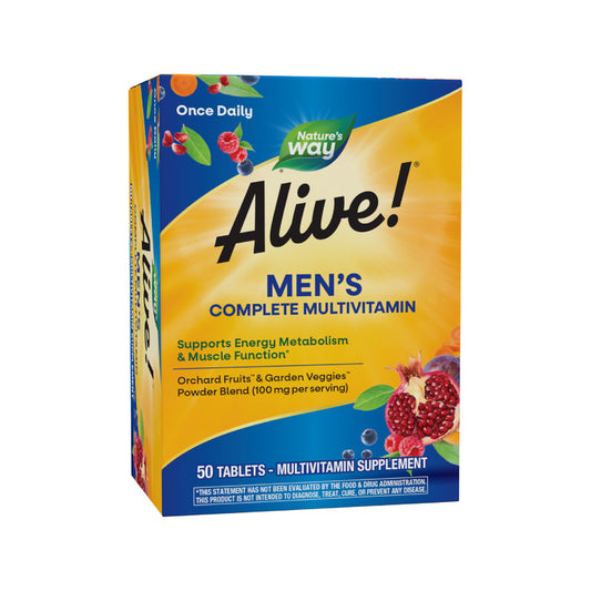 Nature's Way Alive! Men's Energy Complete Multivitamin Tablets 50ct