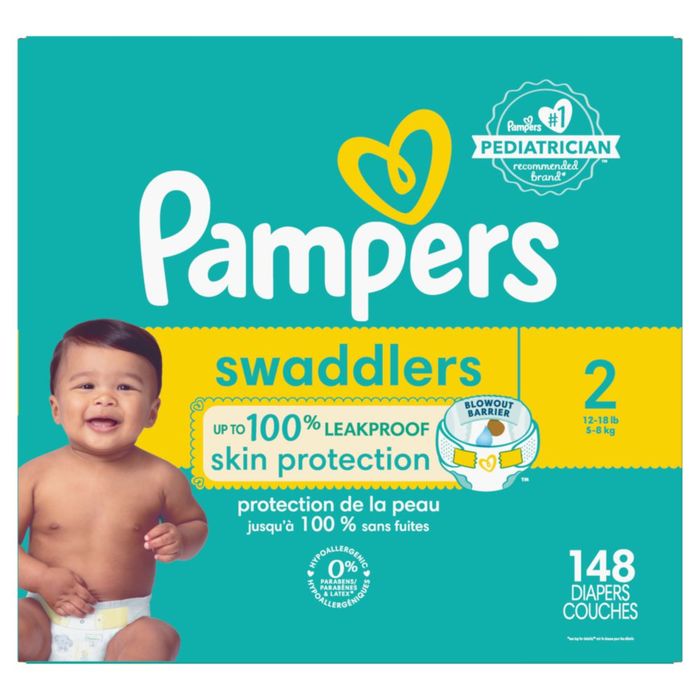 Pampers Swaddlers SZ2 Diapers - 148ct