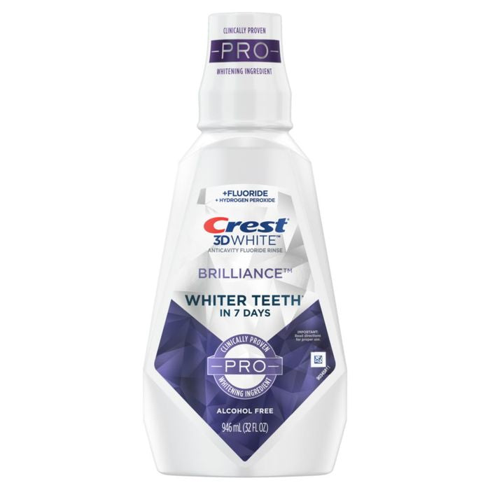 Crest 3D White Brilliance Mouthwash 32oz