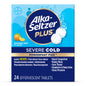 Alka-Seltzer Plus Severe Cold PowerFast Fizz Effervescent Tablets Orange Zest 24ct