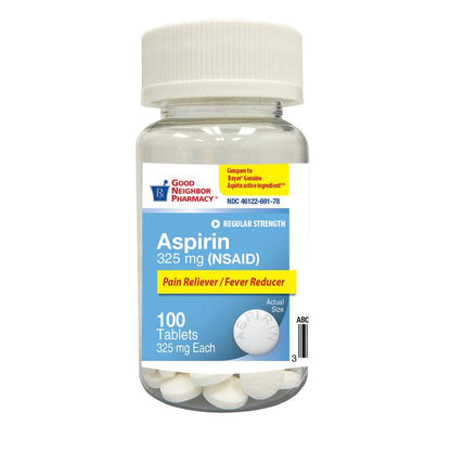 GNP Aspirin 325mg Tablets 100ct