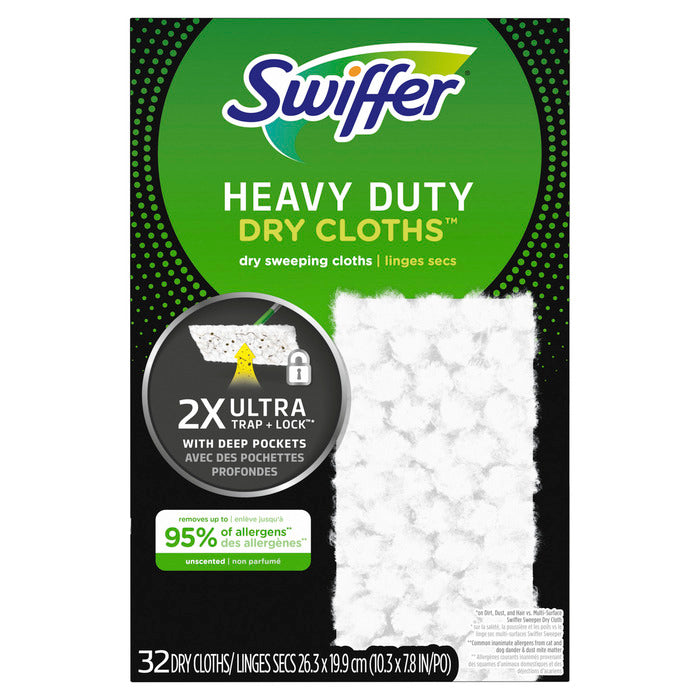 Swiffer Sweep Heavy Duty Dry Cloths - 32ct